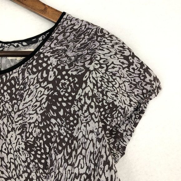 Urban Outfitters Silence + Noise Women's Size Small Grey Short Sleeve Mini Dress - Picture 3 of 9